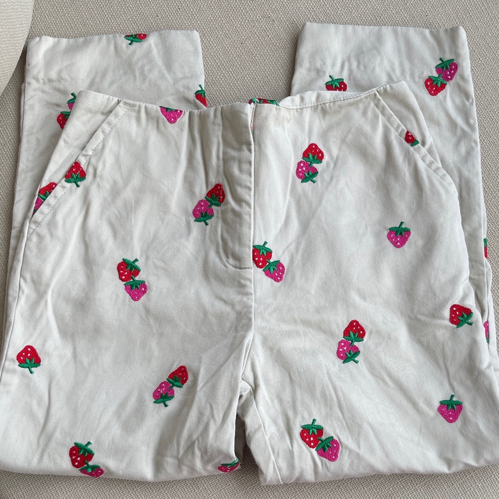 LILLY PULITZER VINTAGE Strawberry Print Kids Bottoms S6X